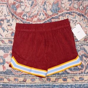 Cadets Casita Terry Shorts in Red SZ 7/8 (23-26” Waist) NWT